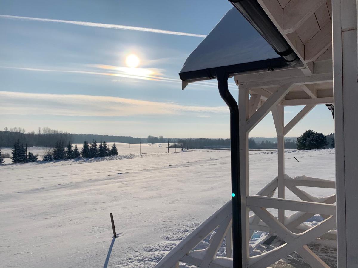 Gizycko-Przerwanki Domki Widok Na Mazury Exterior foto