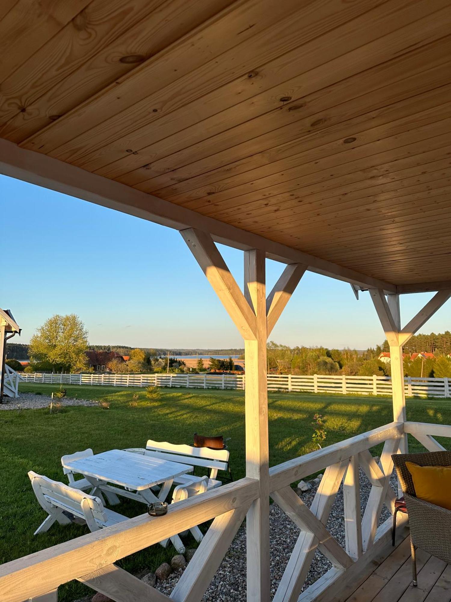 Gizycko-Przerwanki Domki Widok Na Mazury Exterior foto