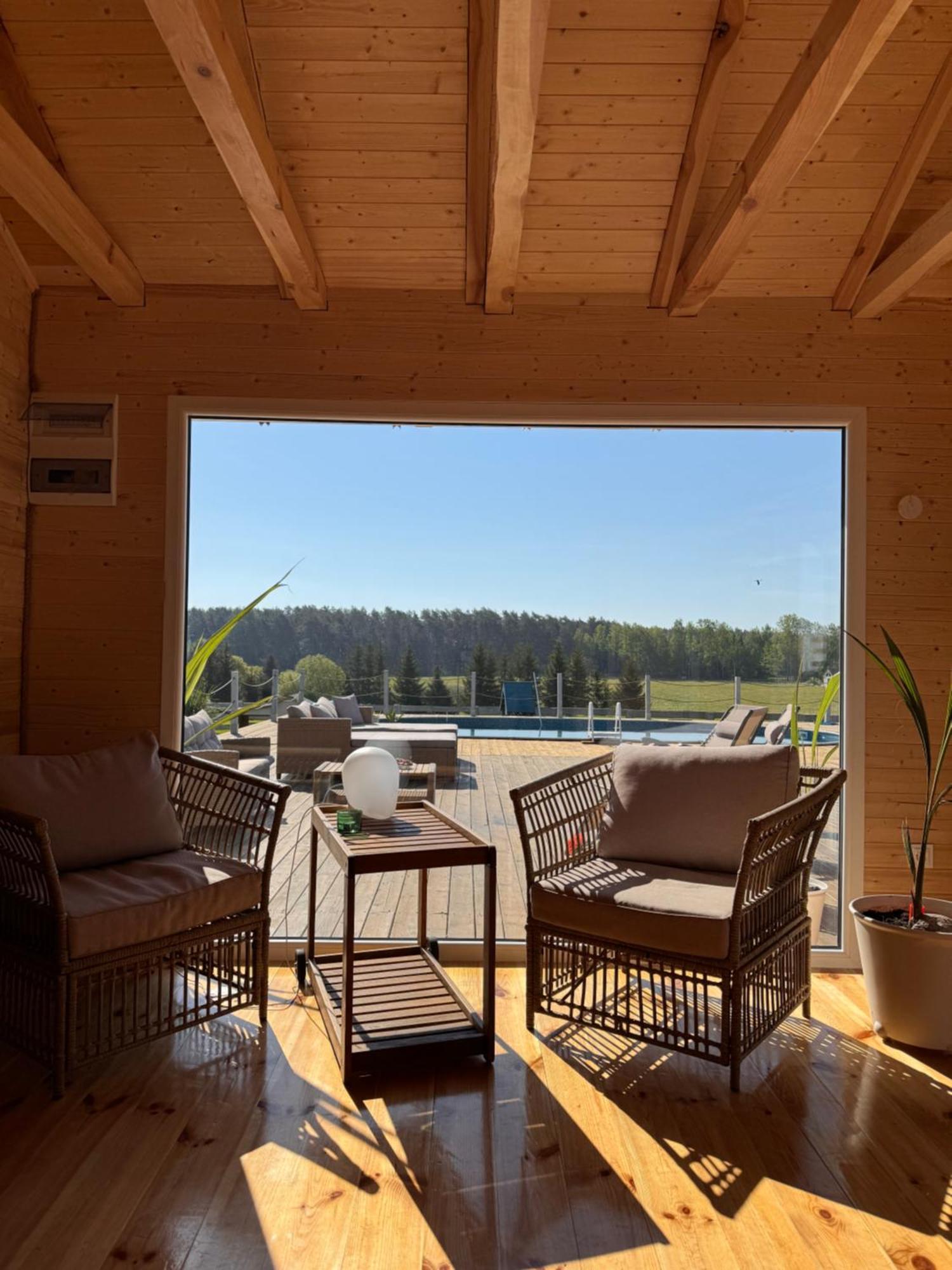 Gizycko-Przerwanki Domki Widok Na Mazury Exterior foto